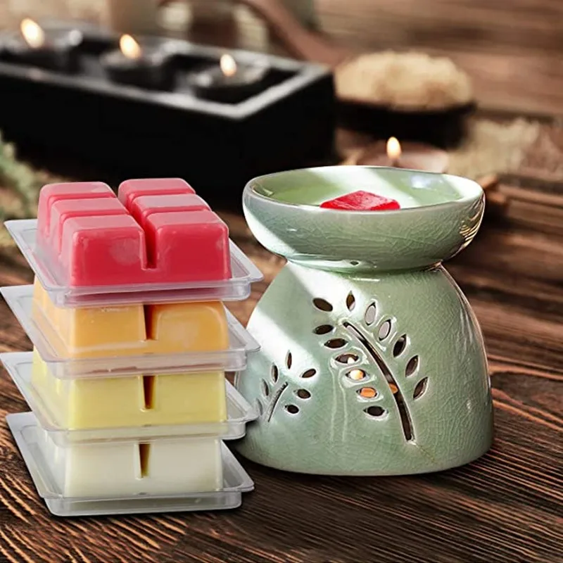 Soy Candle Fragrance Oil - Soya Kokulu Balmumu Blok Renkli Bitki