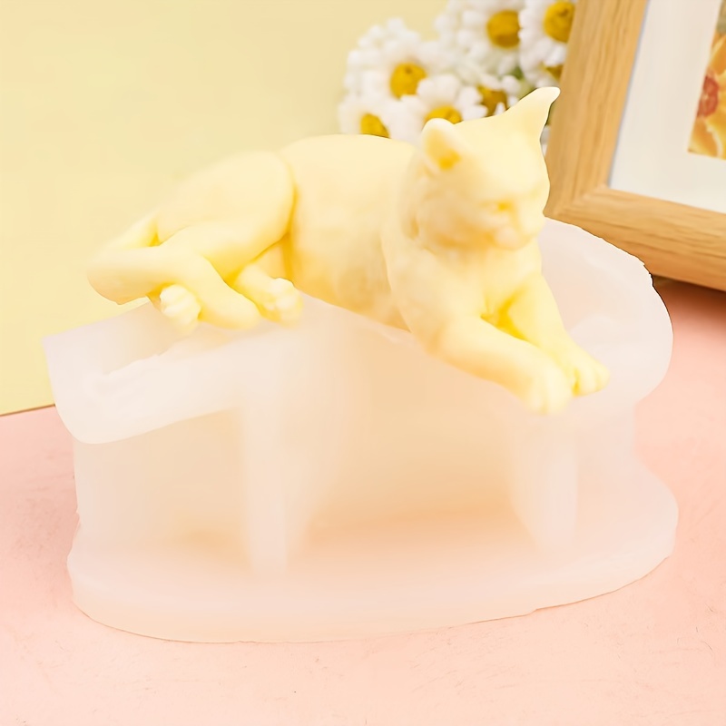 Art Craft Cat - Yaratıcı Silikon Kedi Kalıbı, 1 Adet