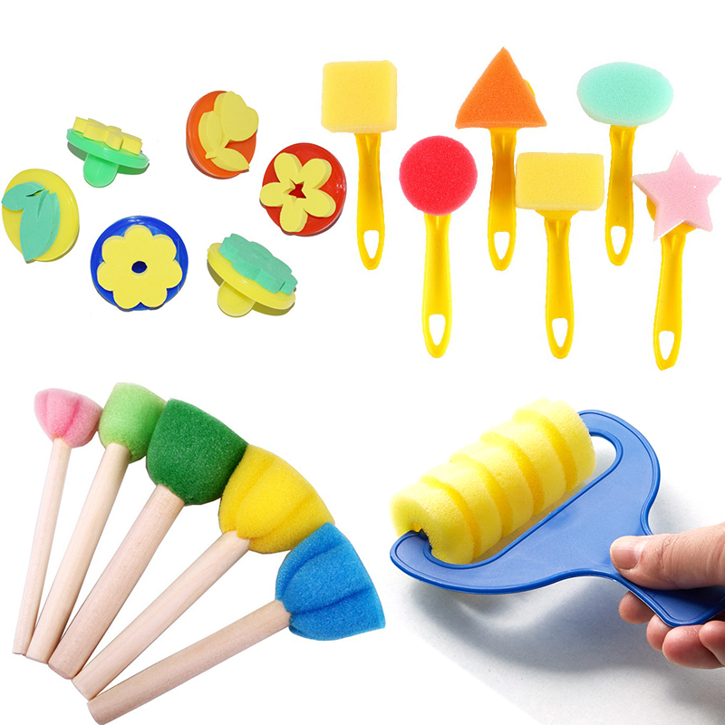 Art Craft School - 3-6 adet/takım Çeşitli Şekil Boyama Sünger