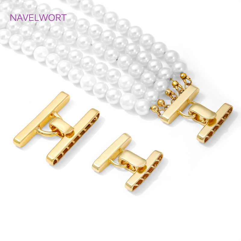Art Craft Making - Çoklu Telleri Kolye Toka 18 K