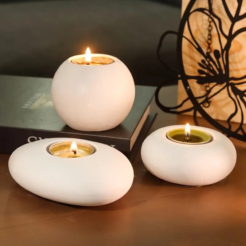 Art Craft Things - Tealight Mumluk Reçine Silikon Kalıp, Kristal