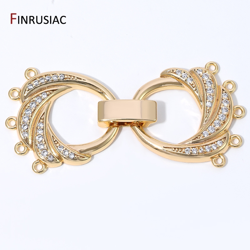 Art Craft Making - 14K Altın Kaplama Pirinç Zirkonlu 5