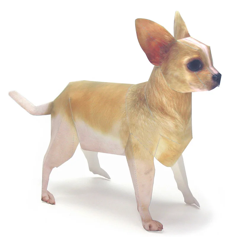 Art And Craft Nature - Chihuahua Köpek Origami Sanat Pet Kağıt