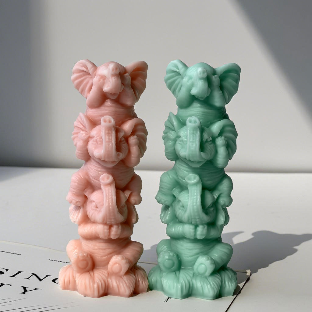 Karikatür Filler Silikon Mum K - Soy Candle Fragrance Oil incelemesi ve fiyatı