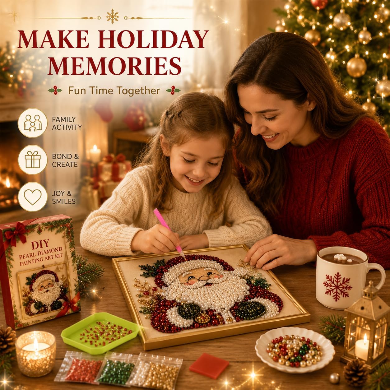 Kendin Yap Noel İnci Elmas Boy - Art Craft Things incelemesi ve fiyatı