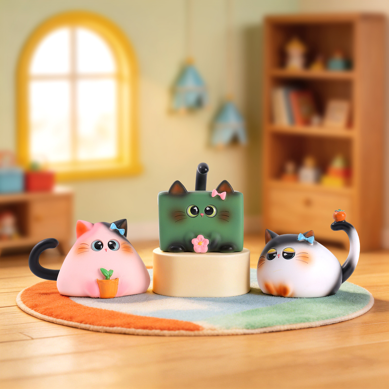 Kör Kutu Kedi Figürü Reçine Ya - Art Craft Cat incelemesi ve fiyatı