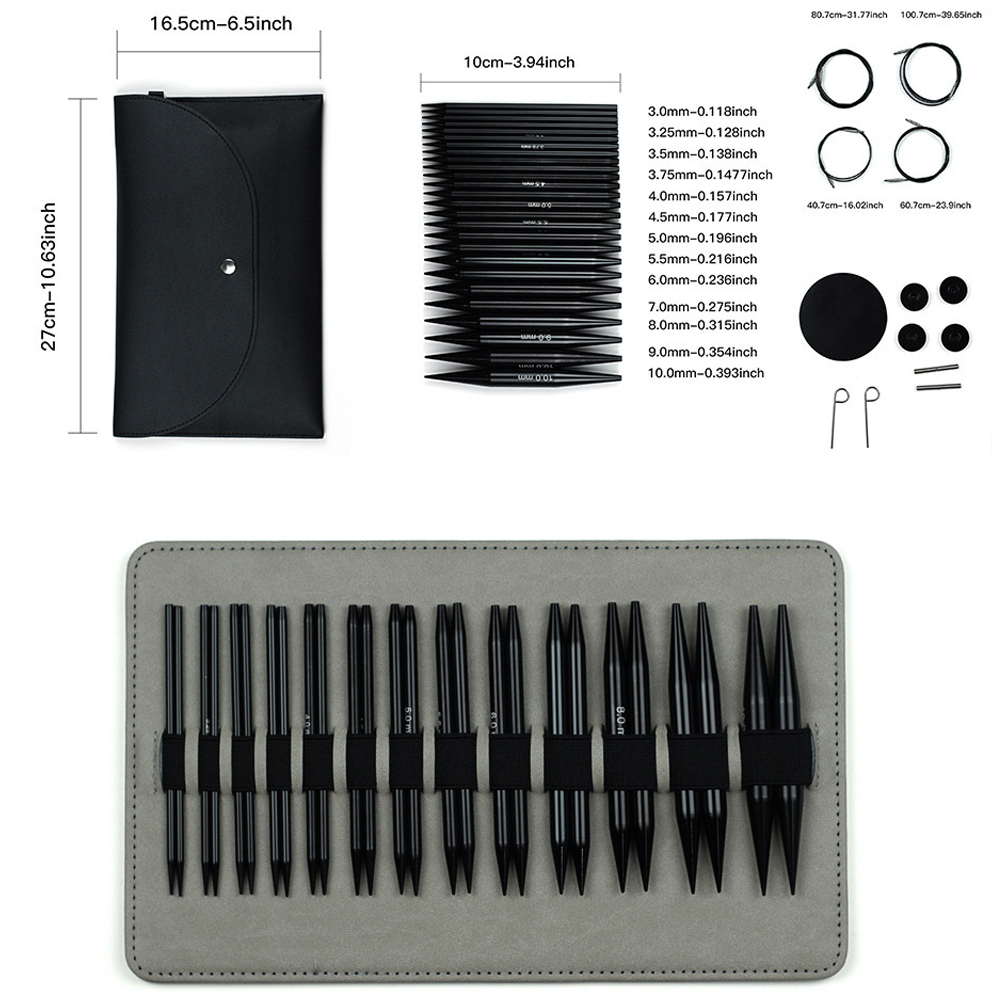 Siyah Çıkarılabilir Dairesel A - Knitting Needle Circular incelemesi ve fiyatı