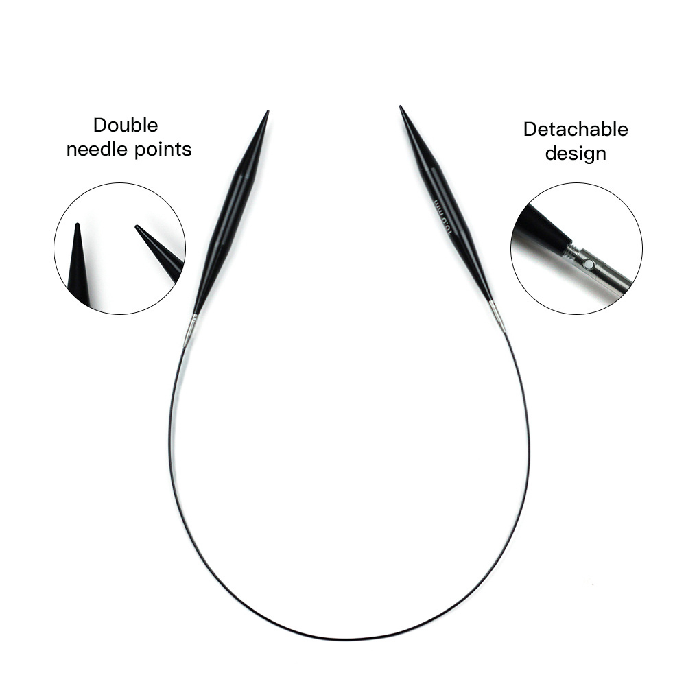Siyah Çıkarılabilir Dairesel A - Knitting Needle Circular incelemesi ve fiyatı