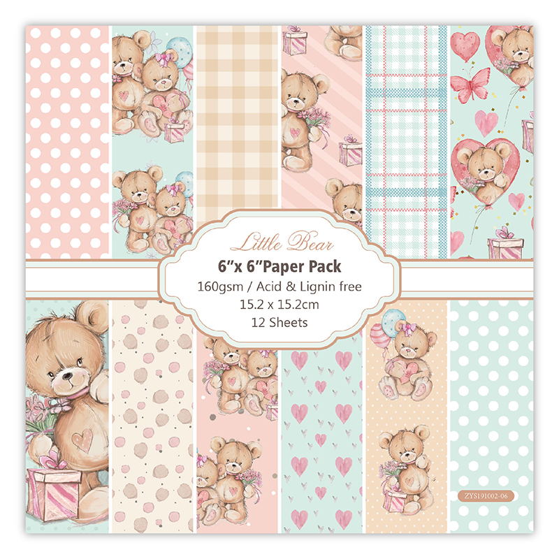 12 levhalar küçük ayı Scrapboo - Art Craft Birthday Party incelemesi ve fiyatı
