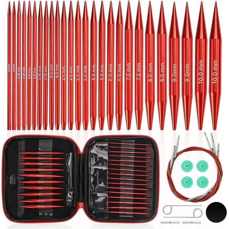 A25F-Circular Mat Kırmızı Alüm - Knitting Needle Circular incelemesi ve fiyatı