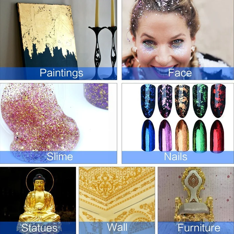 500 Yaprak Taklit Altın Gümüş  - Art Craft Leaves incelemesi ve fiyatı