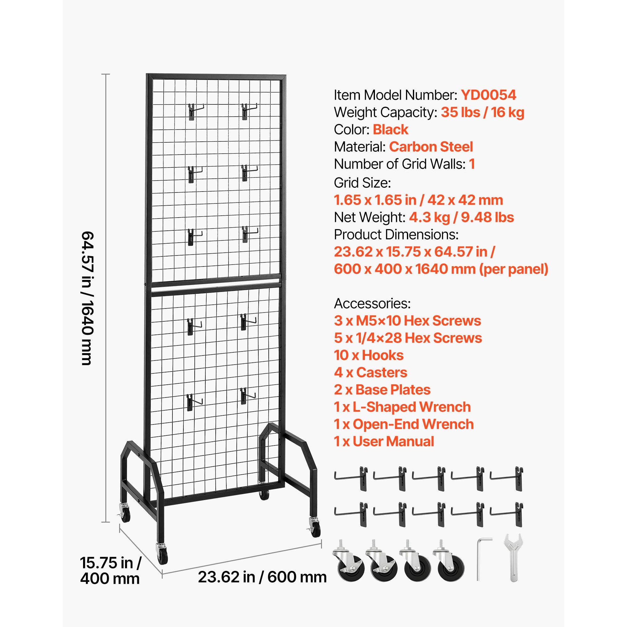 Izgara Duvar Paneli, 1.9 x 5.4 - Art Craft Display incelemesi ve fiyatı