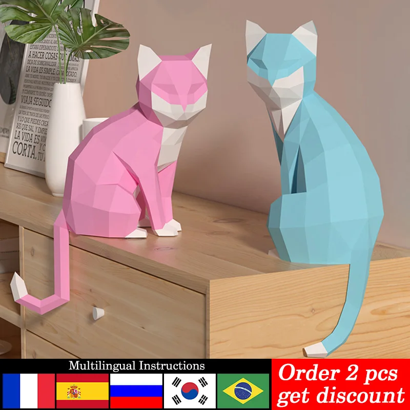 1 Çift Aşıklar Kedi Hayvan Dek - Art Craft Cat incelemesi ve fiyatı