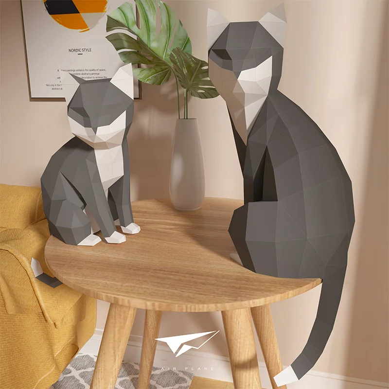 1 Çift Aşıklar Kedi Hayvan Dek - Art Craft Cat incelemesi ve fiyatı