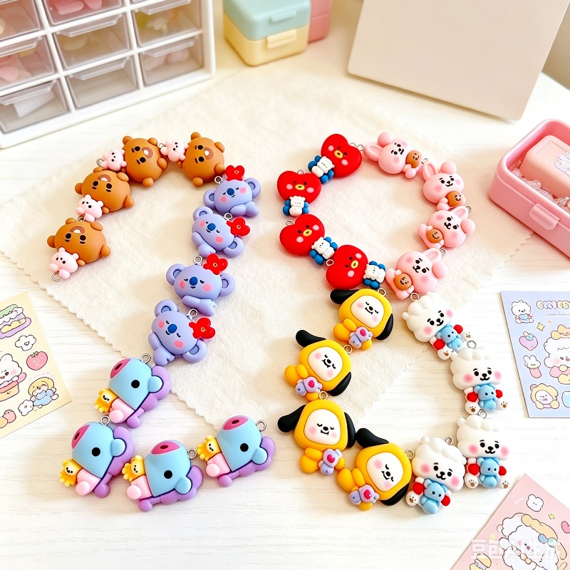 10 adet Kawaii Köpek Tavşan Se - Art Craft Items incelemesi ve fiyatı